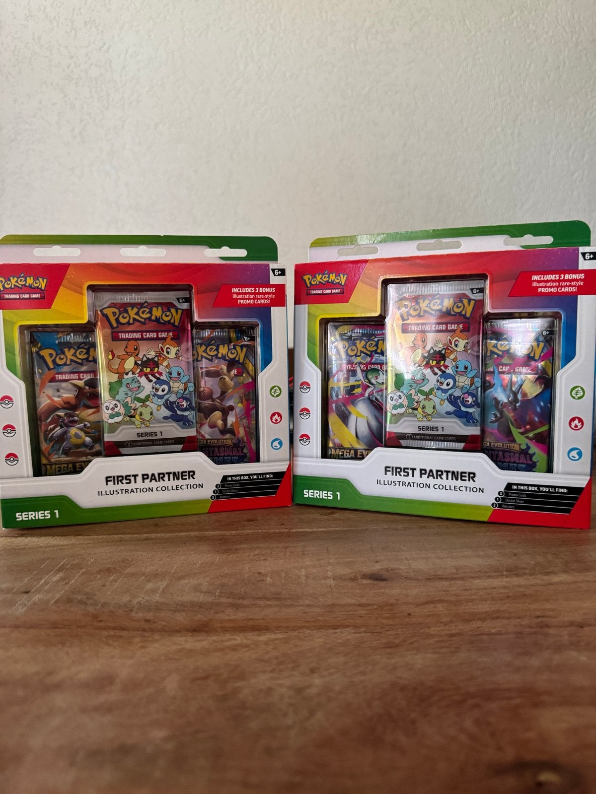 Pokémon First Partner Series 1 (2 stuks), Ophalen of Verzenden, Nieuw, Overige typen