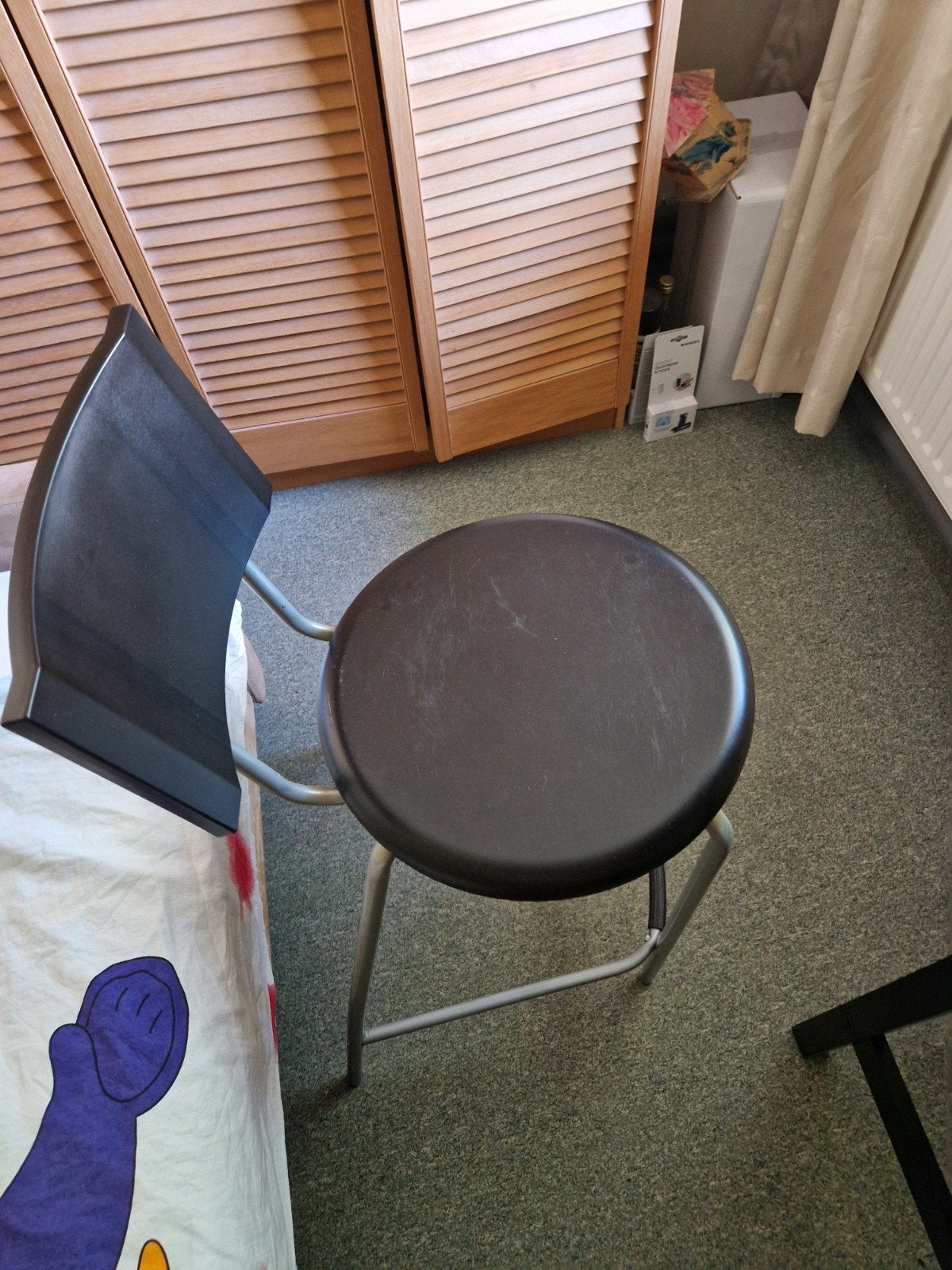 4 Ikea barkrukken, 2 krukken, Ophalen, Kunststof, 60 tot 90 cm