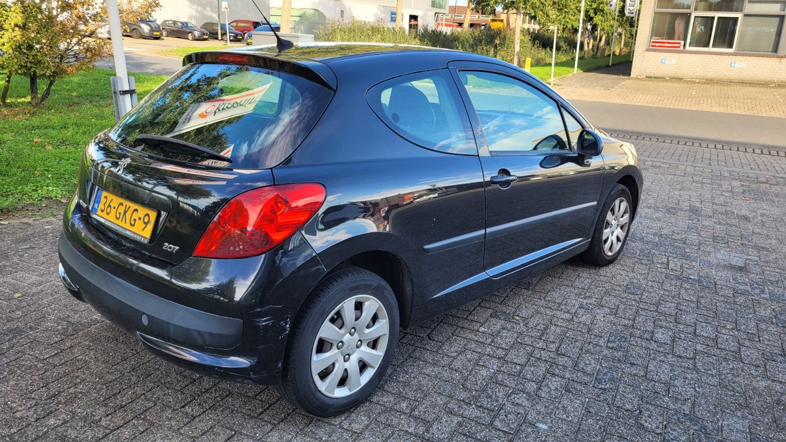 Peugeot 207 1.4 VTI 16V 3DRS 2008 Zwart lage km nap!, Euro 5, Stof, Zwart, Origineel Nederlands