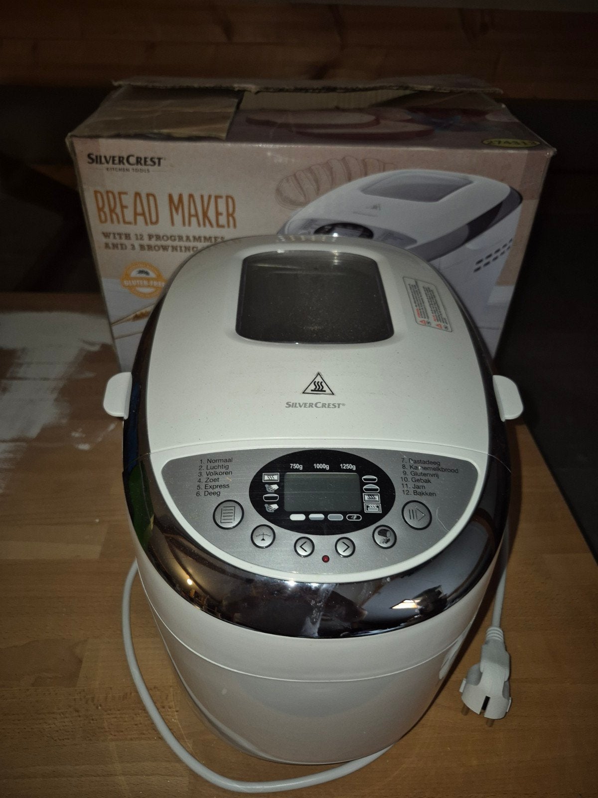 SilverCrest Broodbakmachine met 12 programma's, Witgoed en Apparatuur, Broodbakmachines, Ophalen