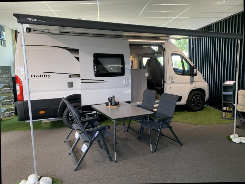 Hobby Vantana Ontour Edition 65 ET Gratis Bearlock+Fietsdrag, Caravans en Kamperen, Campers, Luifel, Ringverwarming, Hobby, Tot en met 2