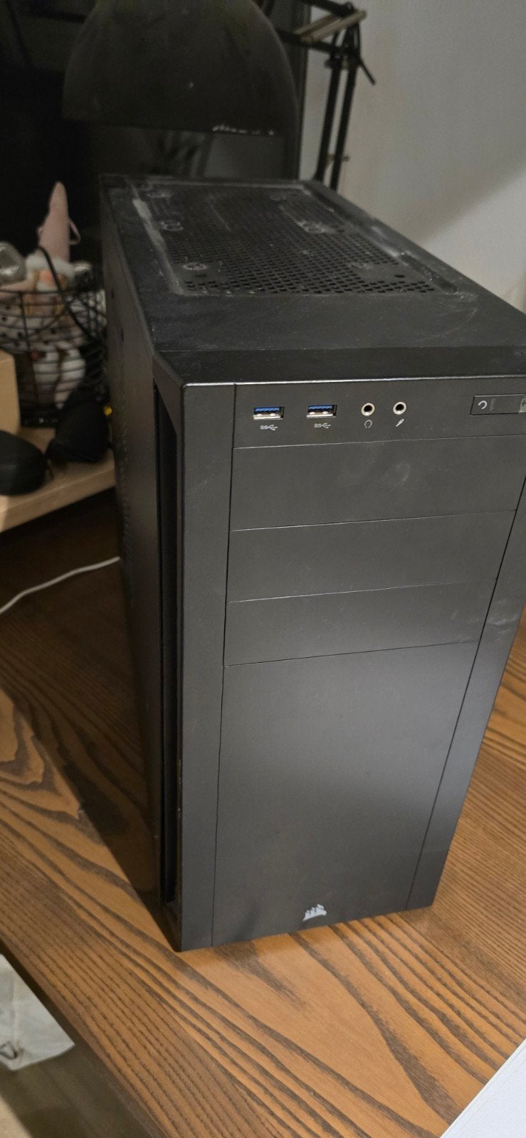 Gaming PC met Intel i7-6700K, 16GB RAM, 1TB SSD, GTX 1070, Ophalen, Gebruikt, 1 TB SSD, ASRock (moederbord), Gigabyte (GPU), Corsair (voeding)