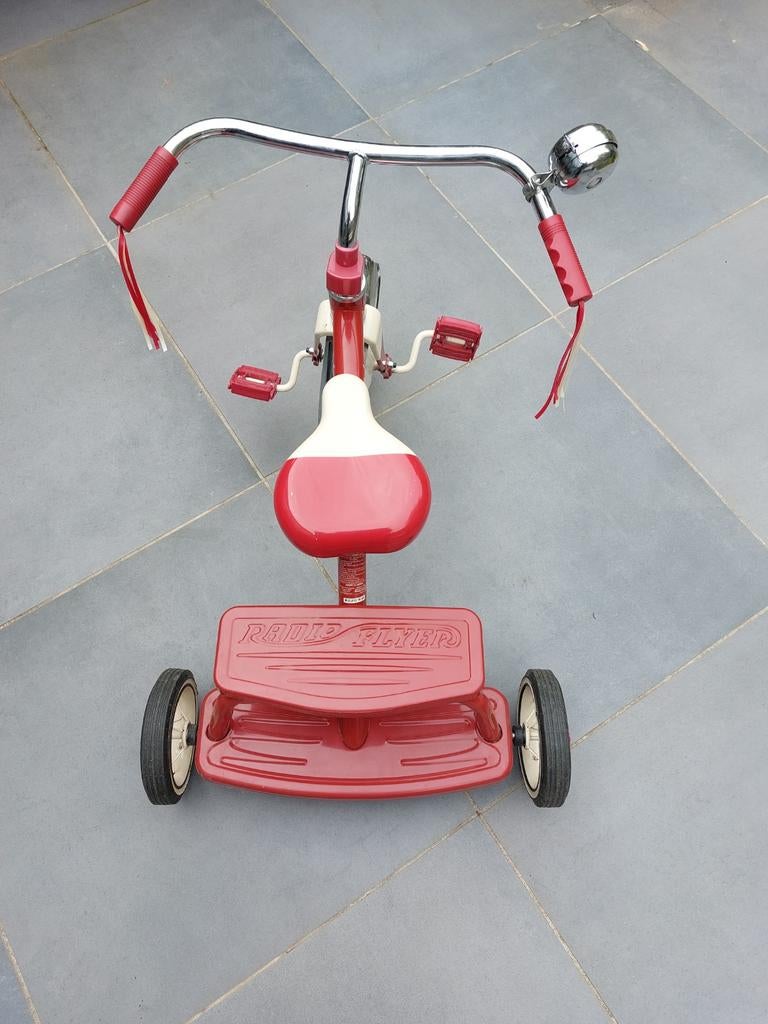 Vintage Radio Flyer driewieler - Klassiek rood/wit, Ophalen, Gebruikt, Radio Flyer