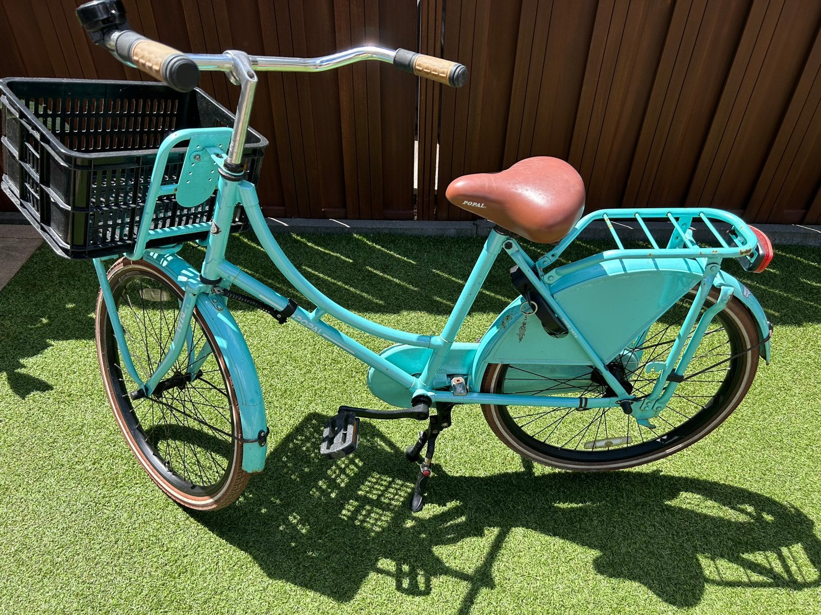 Popal meisjesfiets 24 inch, Ophalen, Zo goed als nieuw, Terugtraprem, 24 inch