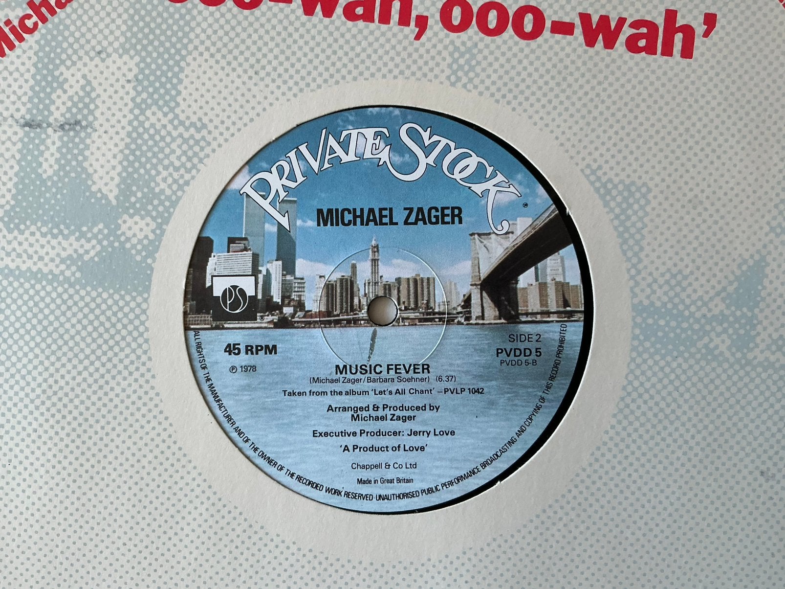 The Michael Zager Band – Soul To Soul / Music Fever 12”, Gebruikt, Ophalen of Verzenden, Disco, 12 inch