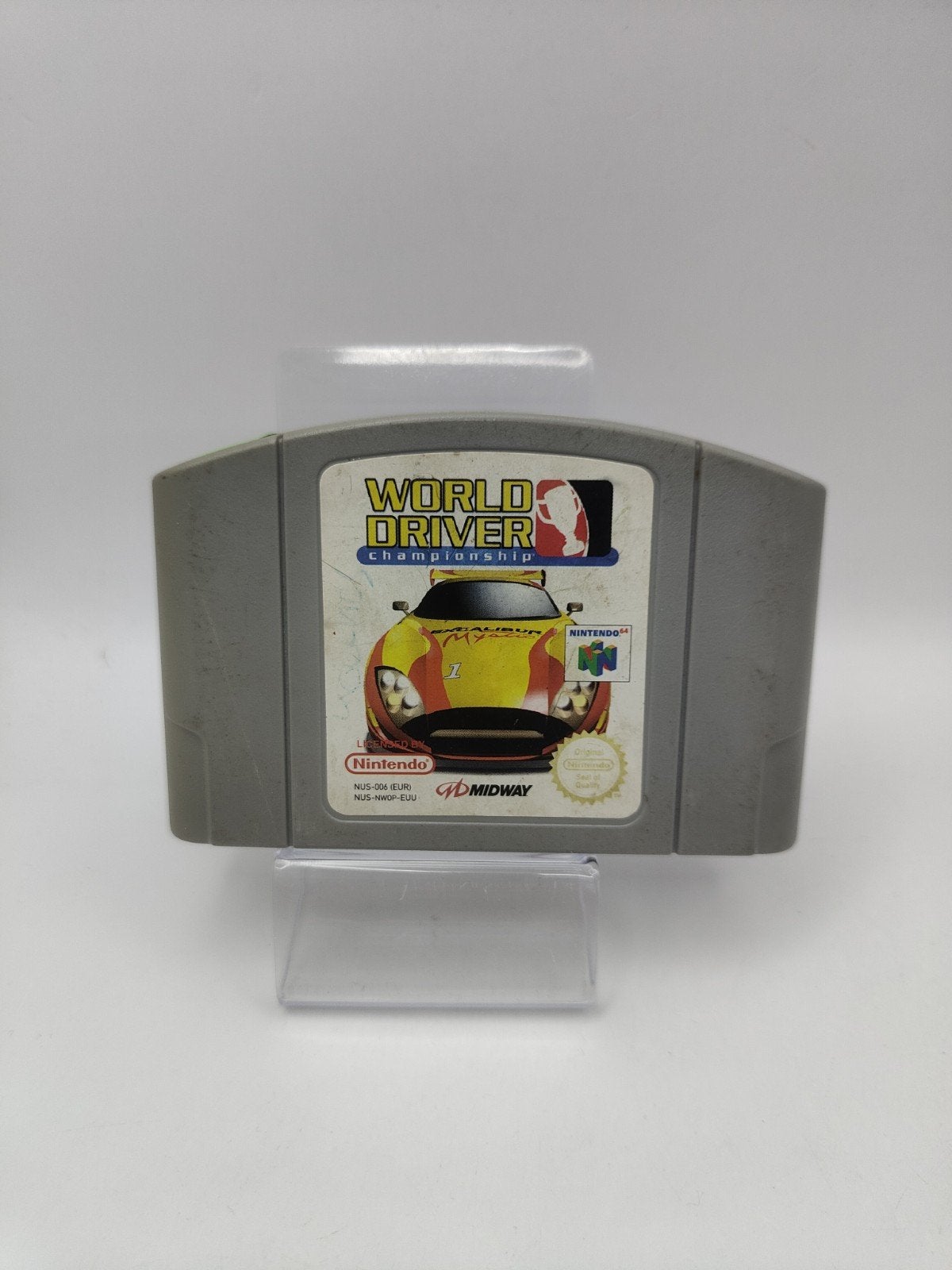 World Driver Championship N64, Spelcomputers en Games, Games | Nintendo 64, Gebruikt, 1 speler, Ophalen of Verzenden, Onbekend