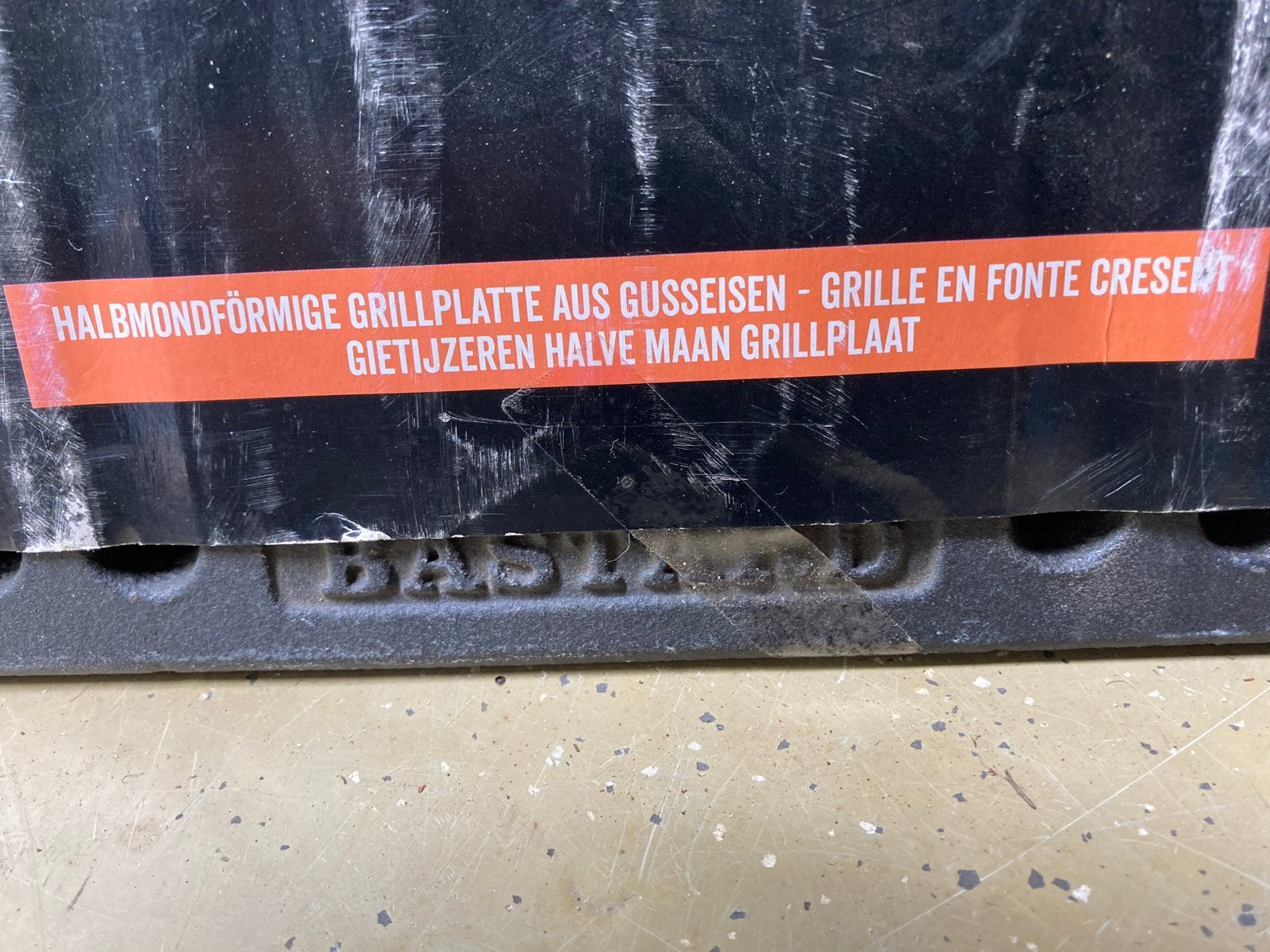 The Bastard Half Moon Grid XL - Gietijzeren Grillplaat, Ophalen, Nieuw