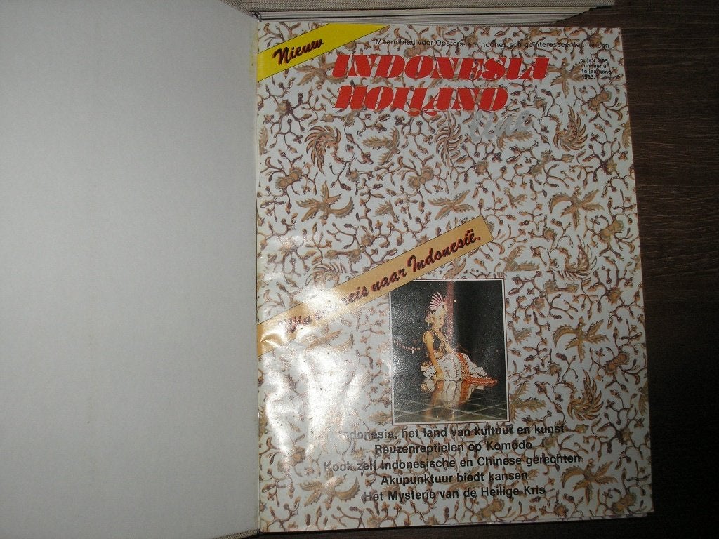 1983-1987 Indonesia-Holland Line. Maandblad voor Oosters- en, Antiek en Kunst, Verzenden