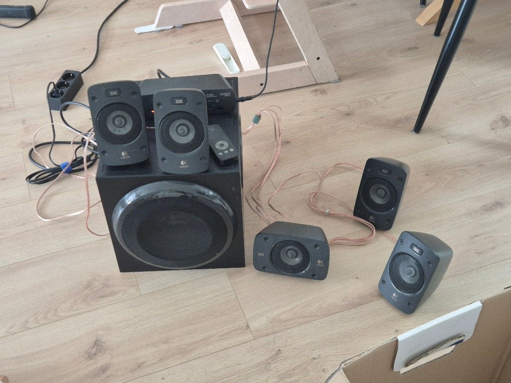 Logitech Z906 5.1 Surround Set, Ophalen, Gebruikt, Audiokanaal 5.1, Logitech