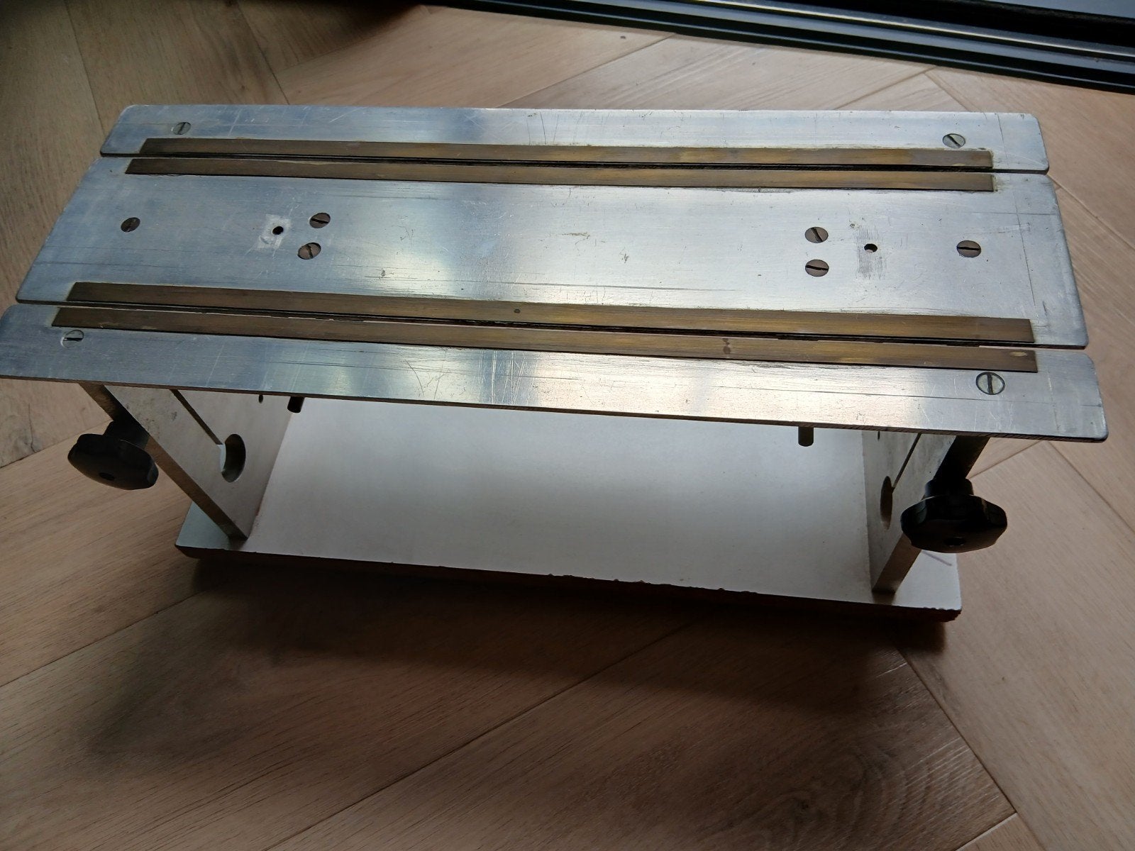 Oude schaatsen slijptafel, Ophalen of Verzenden, Gebruikt, Overige merken