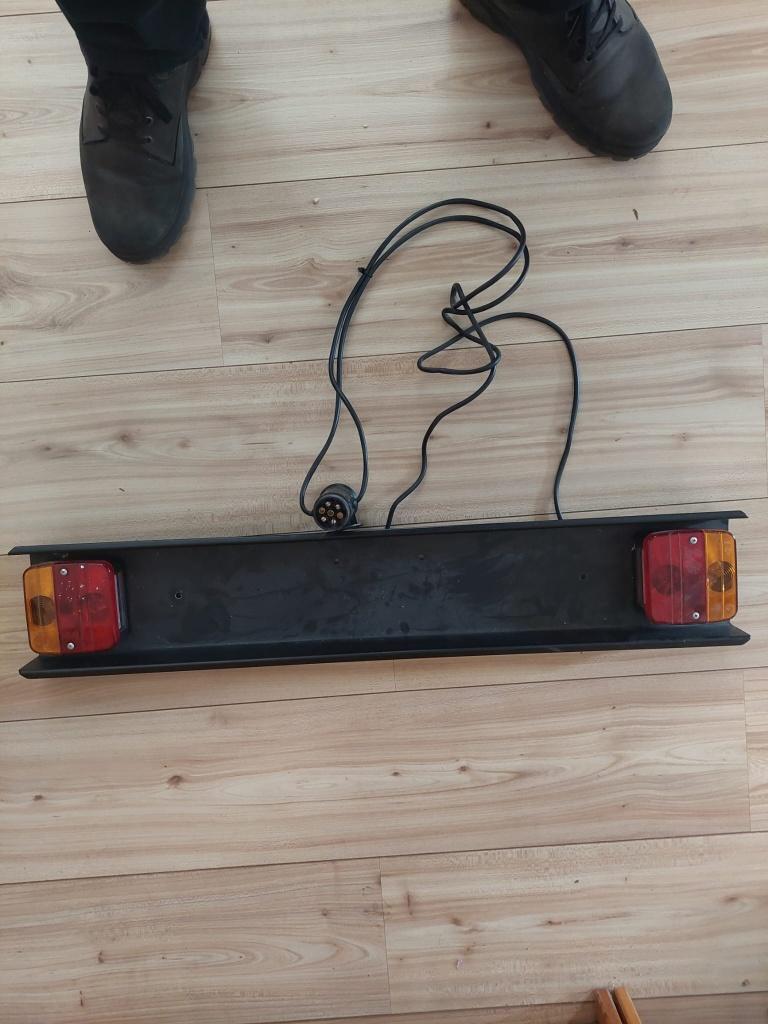 kentekenbalk aanhanger/fietsdrager, Ophalen, Gebruikt