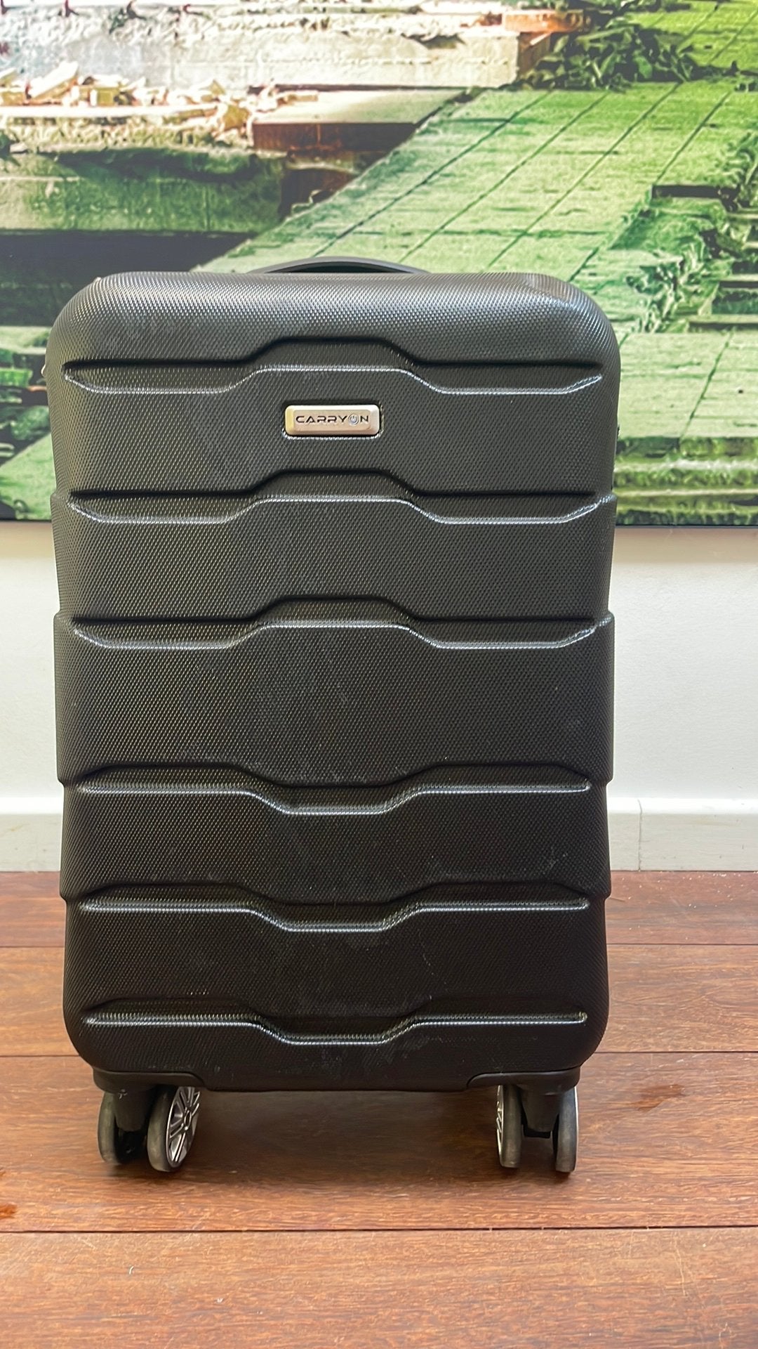 CarryOn Take Off Handbagage koffer - Zwart, 50 tot 60 cm, Hard kunststof, Zo goed als nieuw, 35 tot 45 cm