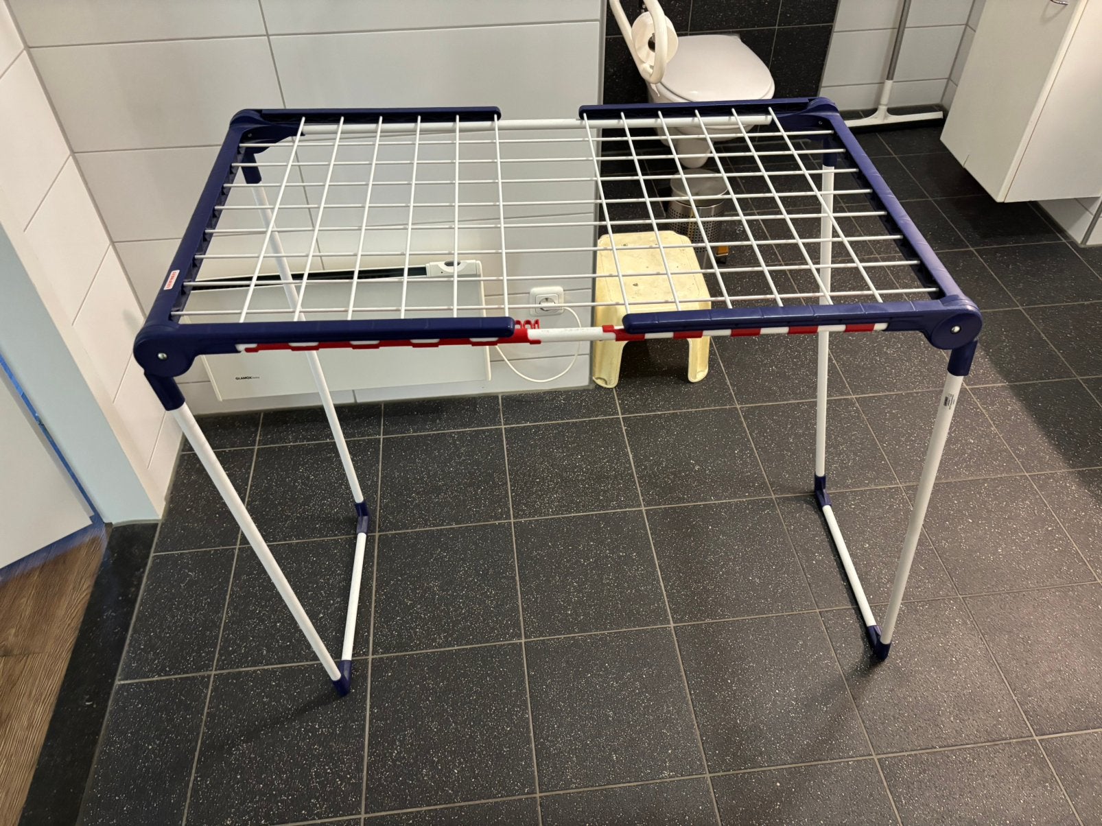 Te koop: stevig Leifheit droogrek., Ophalen, Zo goed als nieuw, Wasrek