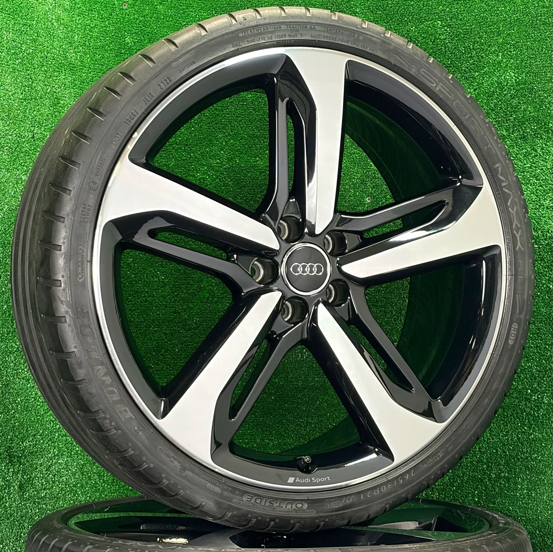 Originele 21 Audi Blade velgen met zomerbanden A6 S6 C7, Gebruikt, -, 265 mm, -