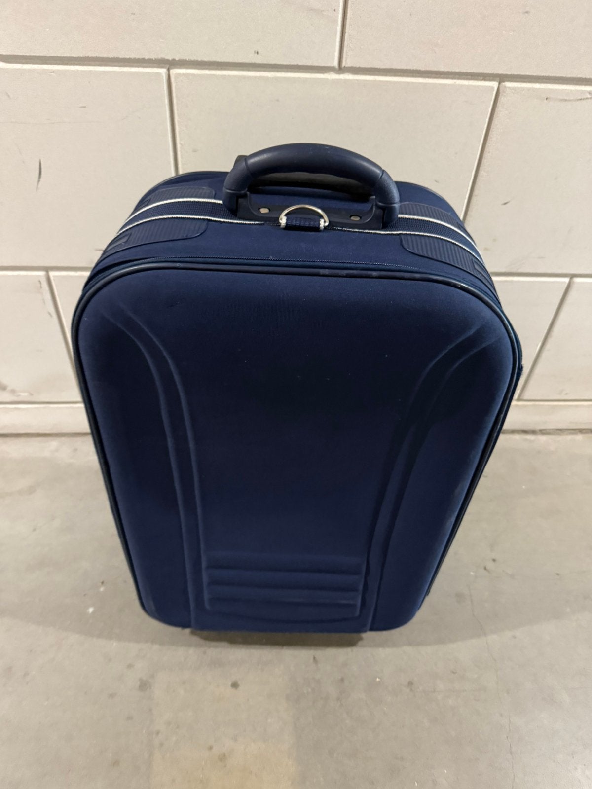 Reis koffer blauw, Ophalen of Verzenden, Zo goed als nieuw, Hard kunststof