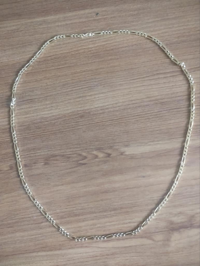 Double gouden ketting - Elegant en tijdloos design, Sieraden, Tassen en Uiterlijk, Kettingen, Ophalen of Verzenden, Gebruikt, Goud