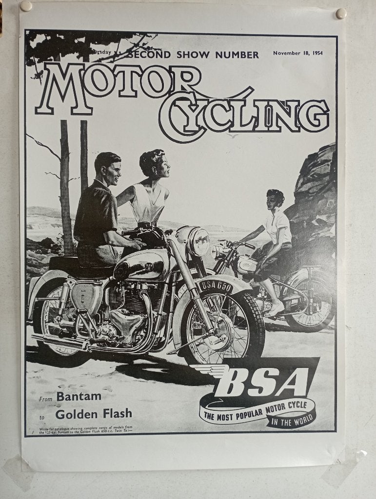posters engelse motoren, Verzamelen, Ophalen of Verzenden, Gebruikt, Motoren