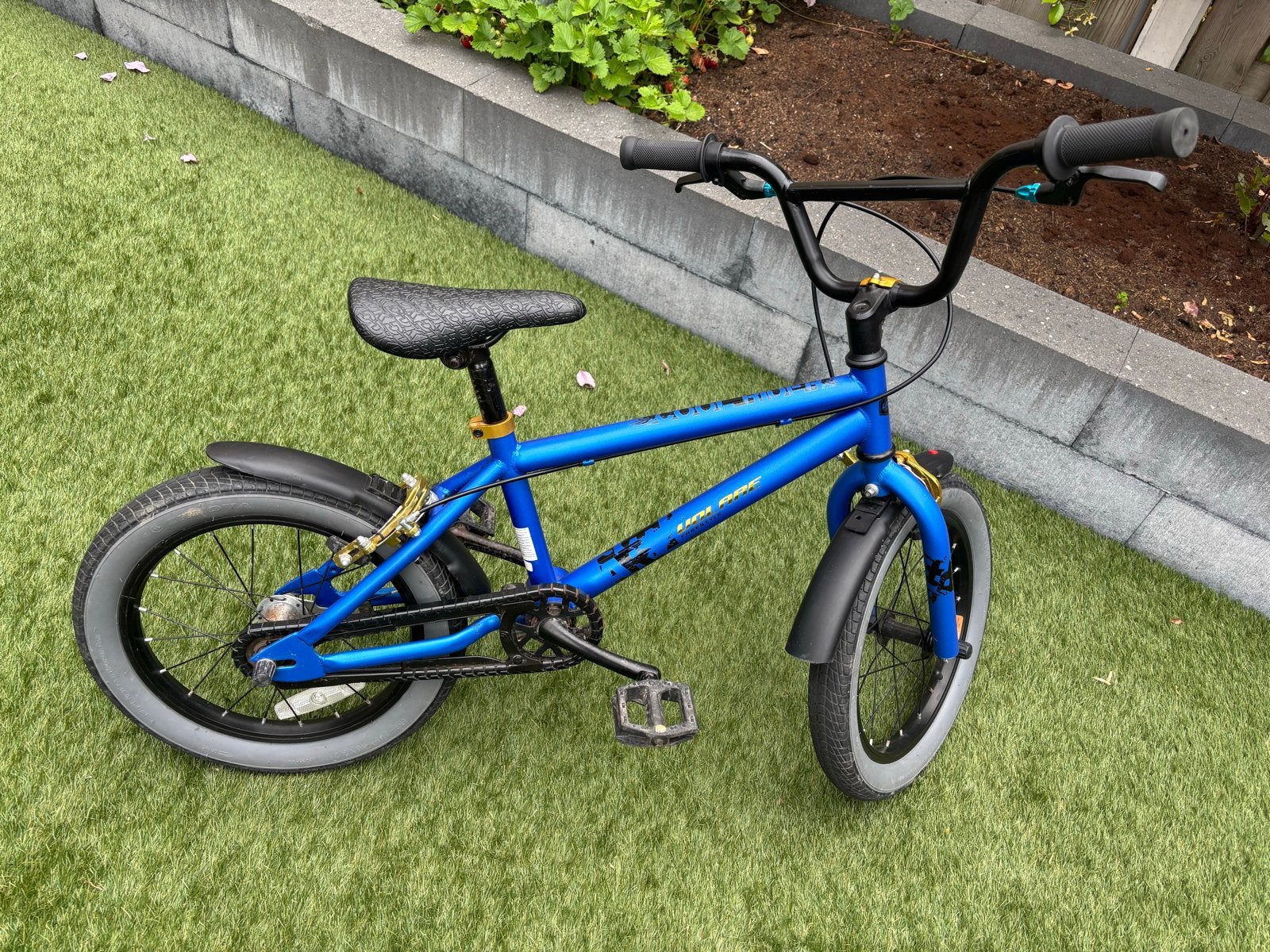 Volare Cool Rider BMX Kinderfiets 16 inch Blauw, Ophalen, Terugtraprem, 16 tot 20 inch, Staal