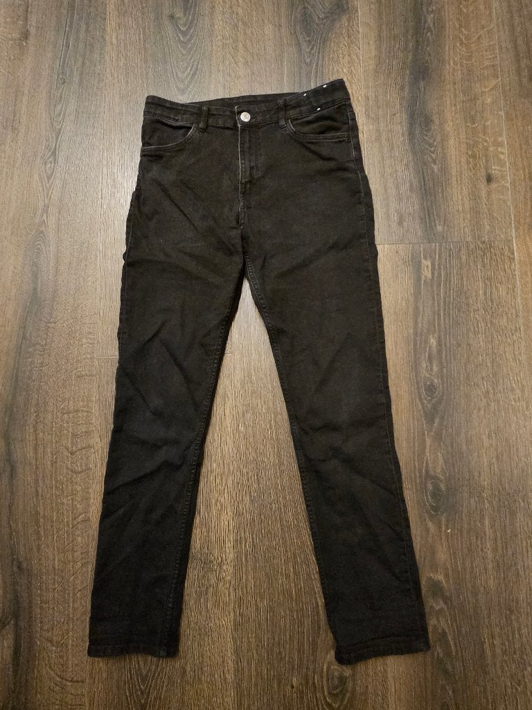 H&M denim/jeans skinny fit zwart mt 164, Kinderen en Baby's, Kinderkleding | Maat 164, Broek, Jongen of Meisje, H&M, Ophalen of Verzenden