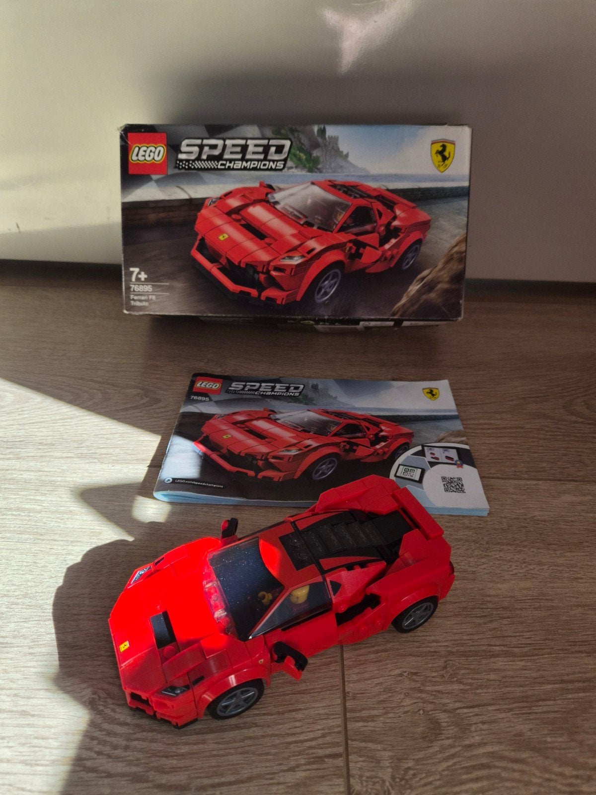LEGO Speed Champions Ferrari F8 Tributo 76895, Kinderen en Baby's, Ophalen of Verzenden, Gebruikt
