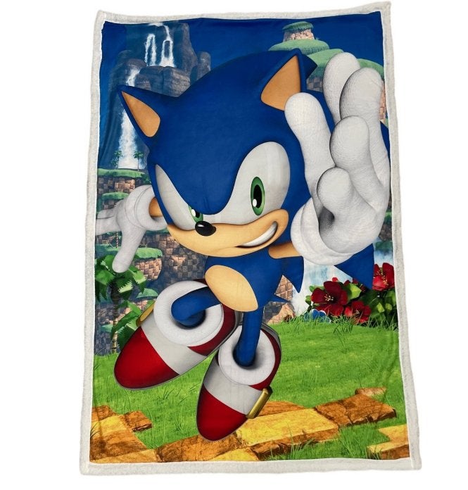 Sonic Fleece Deken Sherpa - 100x150 cm - Extra Dik, Nieuw, Ophalen of Verzenden, Deken of Dekbed, Nvt