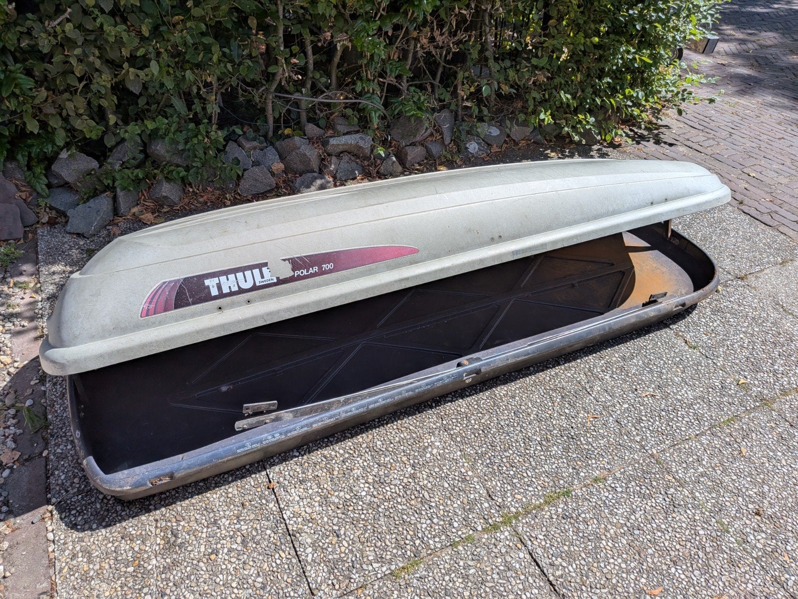 Thule Polar 700 dakkoffer - sleutel ontbreekt, geen barsten, Auto diversen, Dakkoffers, Ophalen, Gebruikt