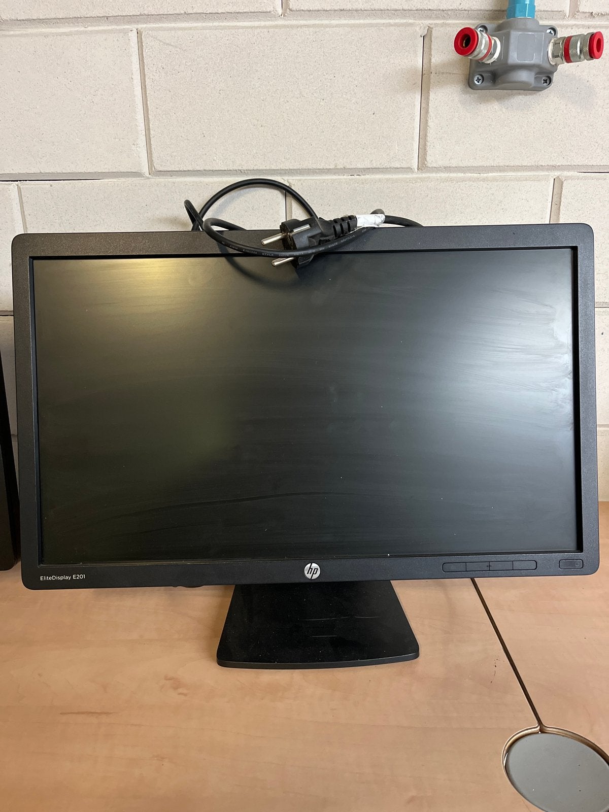 HP EliteDisplay E201 Monitor - Gebruikt, Computers en Software, Ophalen, Gebruikt, HD, In hoogte verstelbaar