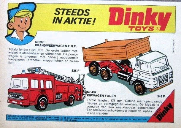 16 vintage advertenties reclames speelgoed 1976-77 Dinky, Ophalen of Verzenden, Gebruikt, Overige typen