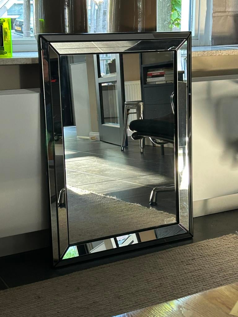 WOW! Zeldzame Midcentury DeKnudt / Hollywood Regency mirror, Ophalen, Minder dan 50 cm, Zo goed als nieuw, Minder dan 100 cm