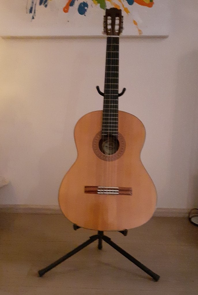 Klasiek gitaar Valencia VC203  + standaard, Ophalen, Gebruikt, Klassieke of Spaanse gitaar
