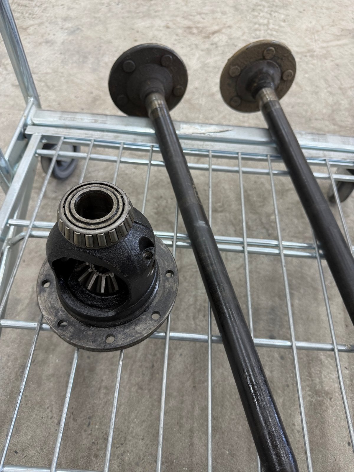 Steekassen achteras Jeep Wrangler ‘98 TJ 2.5, Ophalen, Gebruikt, Jeep