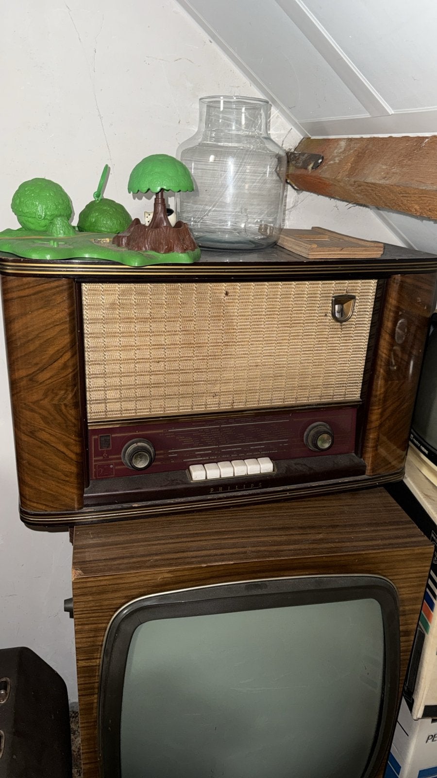 Vintage Philips buizenradio - Jaren '50/'60, Ophalen