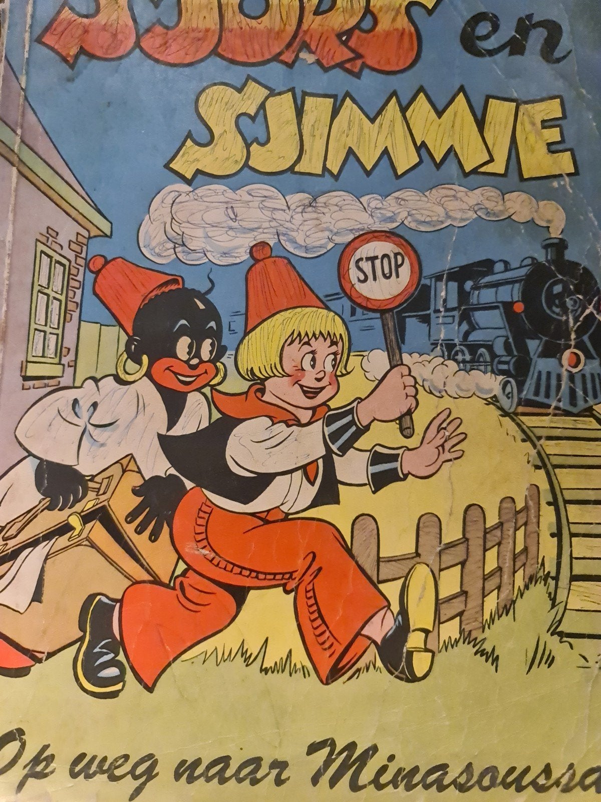 sjors en jimmie op weg naar minasoussa, Eén stripboek, Ophalen of Verzenden, Gelezen