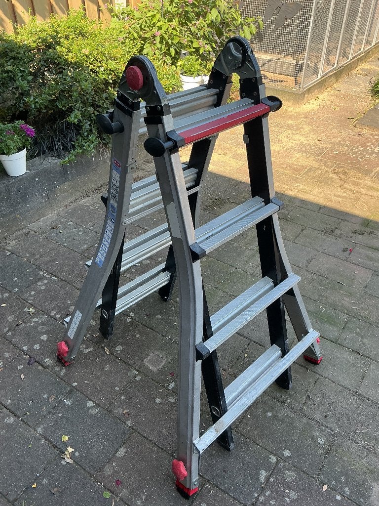 Ladder, Ophalen, Gebruikt, Ladder, Opvouwbaar of Inschuifbaar