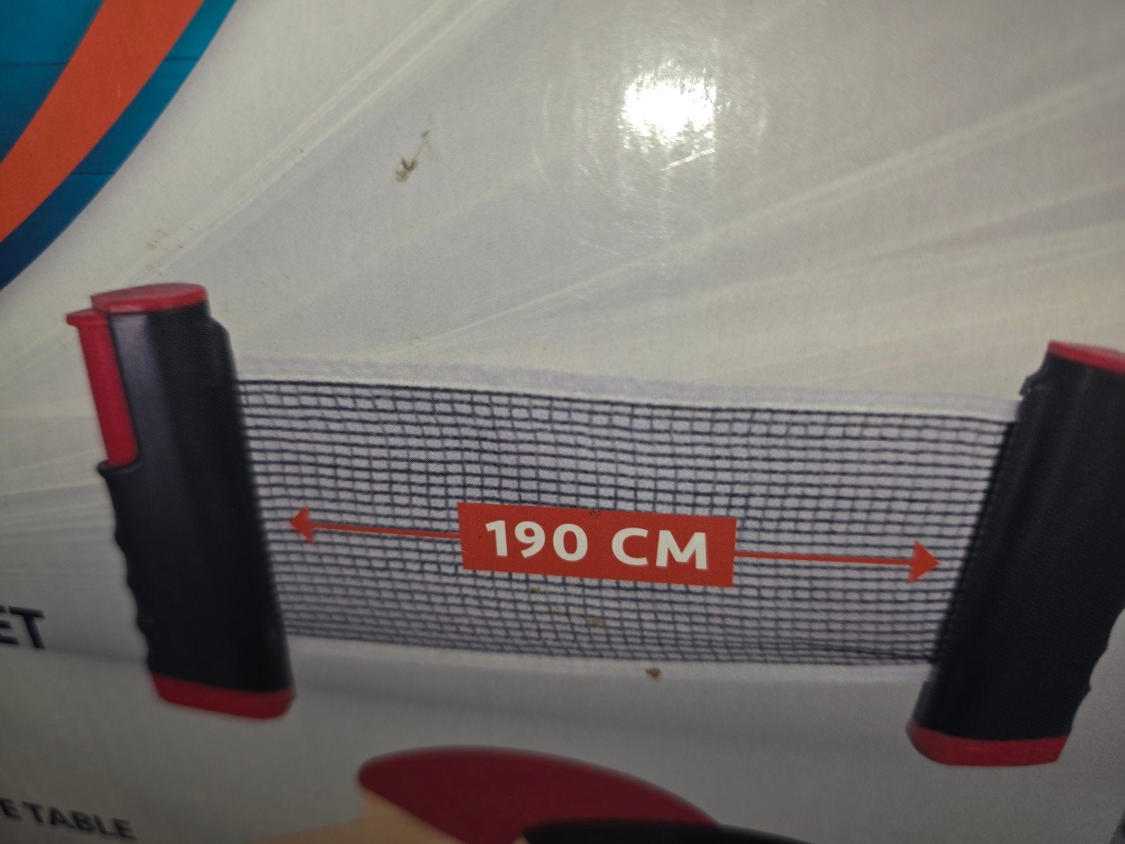 Tafeltennisnet 190 cm - Nieuw in verpakking, Ophalen of Verzenden