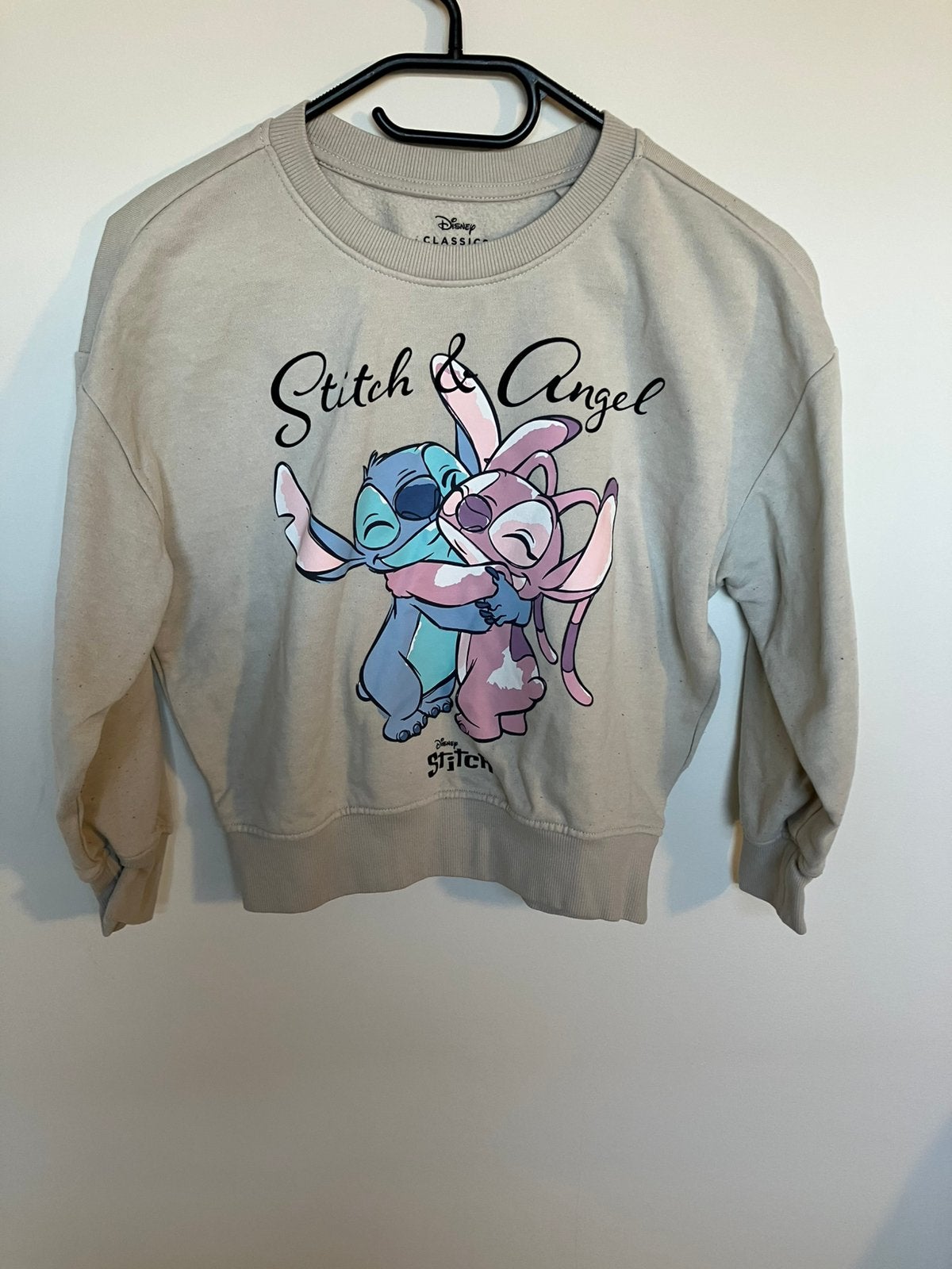 Stitch trui beige maat 134/140, Ophalen of Verzenden, Zo goed als nieuw, Meisje, Trui of Vest