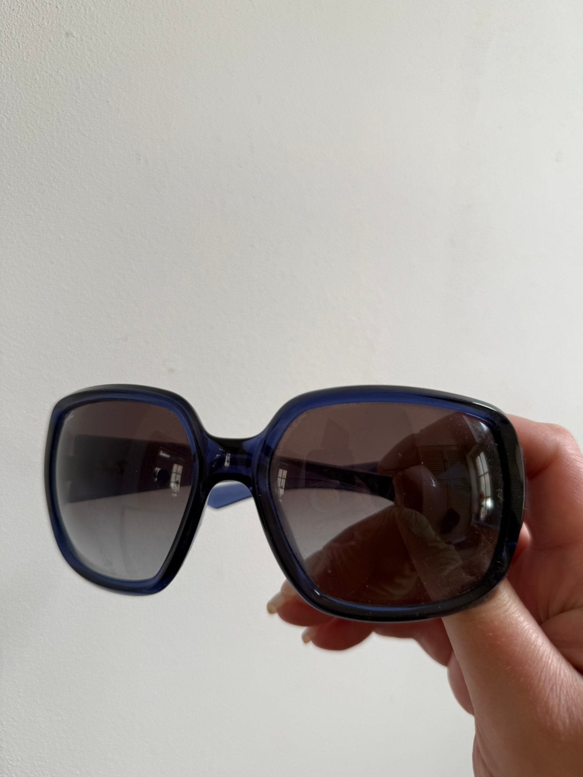 Blauwe ray-ban RB4347, Ophalen of Verzenden, Gebruikt, Blauw, Ray-Ban