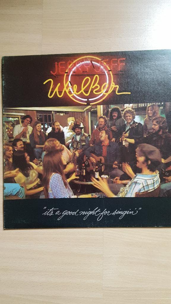 Jerry Jeff Walker-It's a good night for singin' LP, Ophalen of Verzenden, Zo goed als nieuw, 12 inch