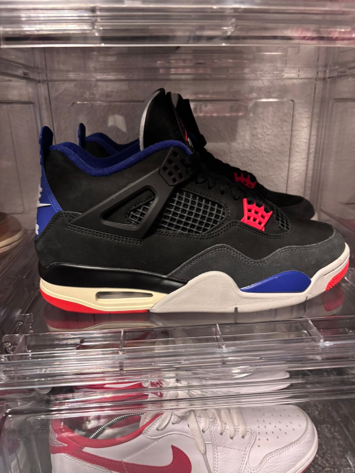 Jordan 4 rare air, Ophalen of Verzenden, Zo goed als nieuw, Zwart