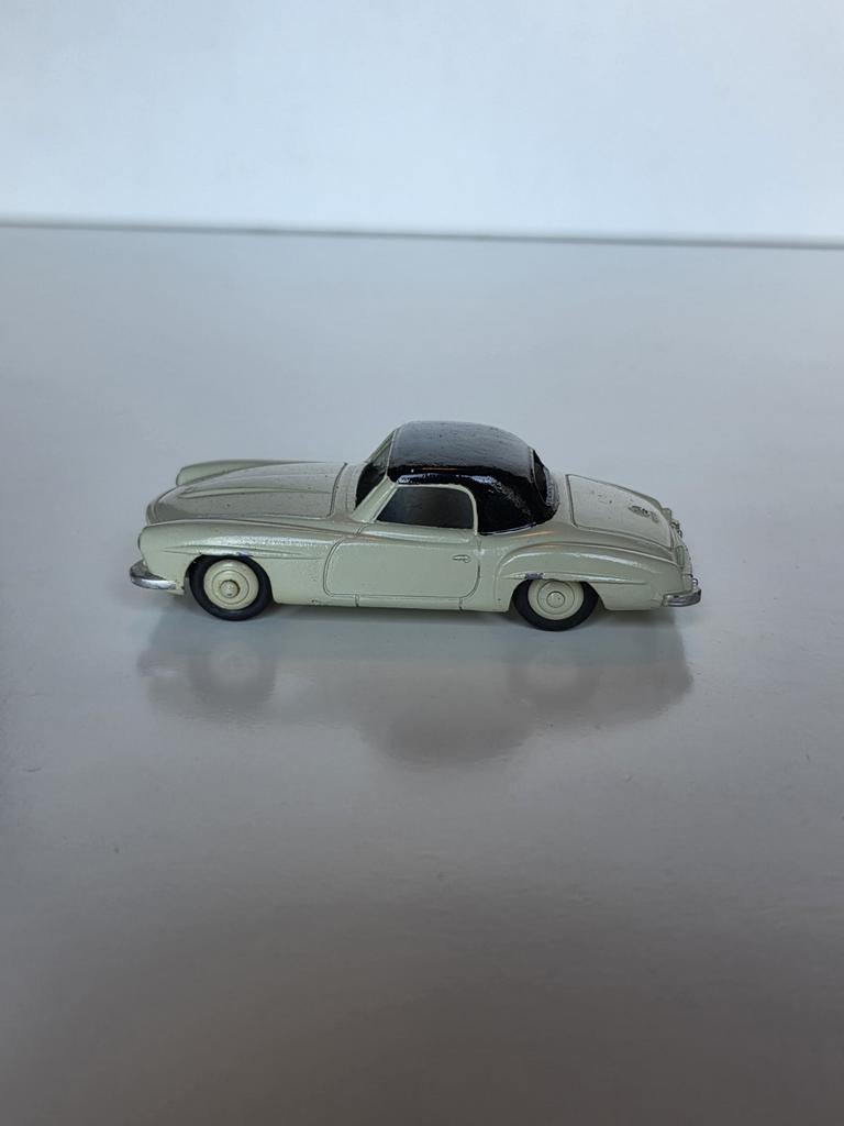 Oude Dinky Toys Mercedes 190SL modelauto France 1:43 24h, Verzenden, Gebruikt, Auto, Dinky Toys