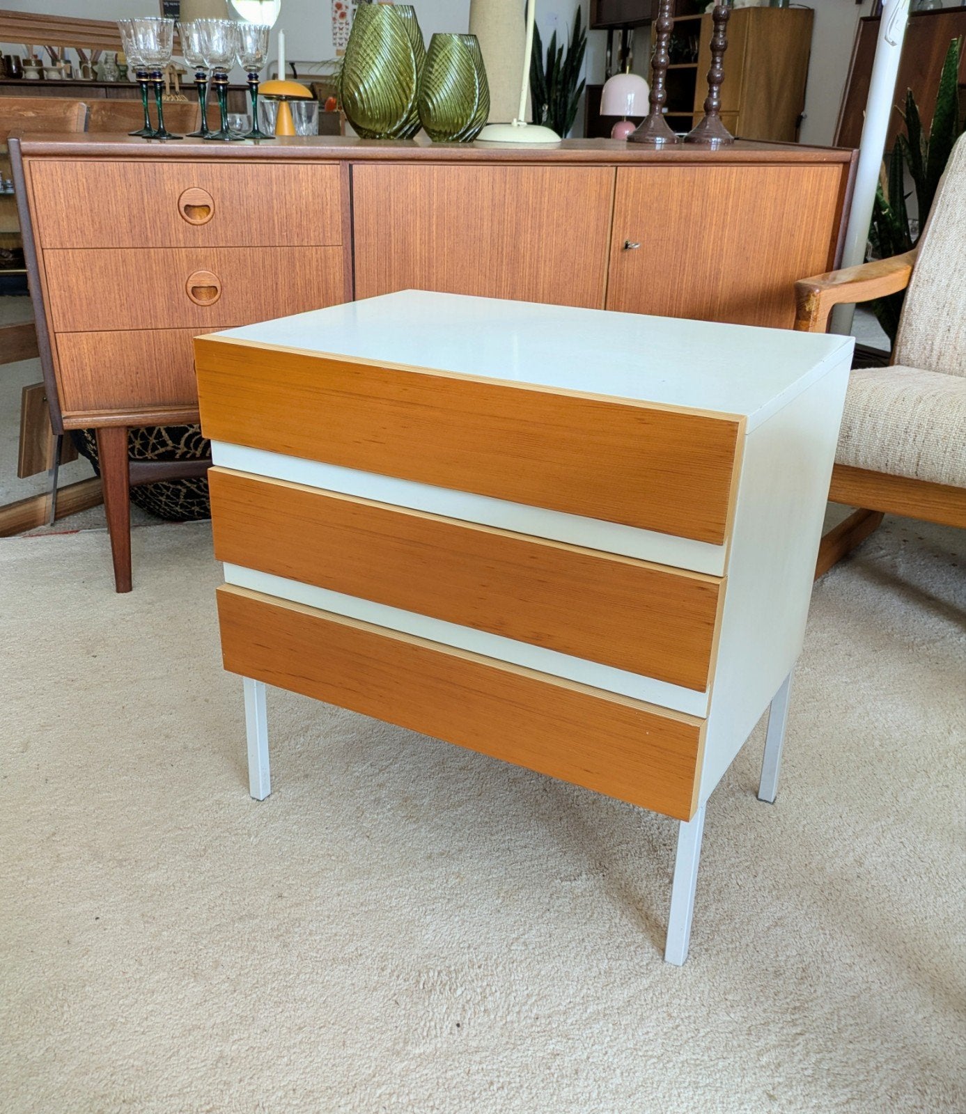 Ladekast vintage retro Interlübke, Ophalen, ., Interlübke, Zo goed als nieuw