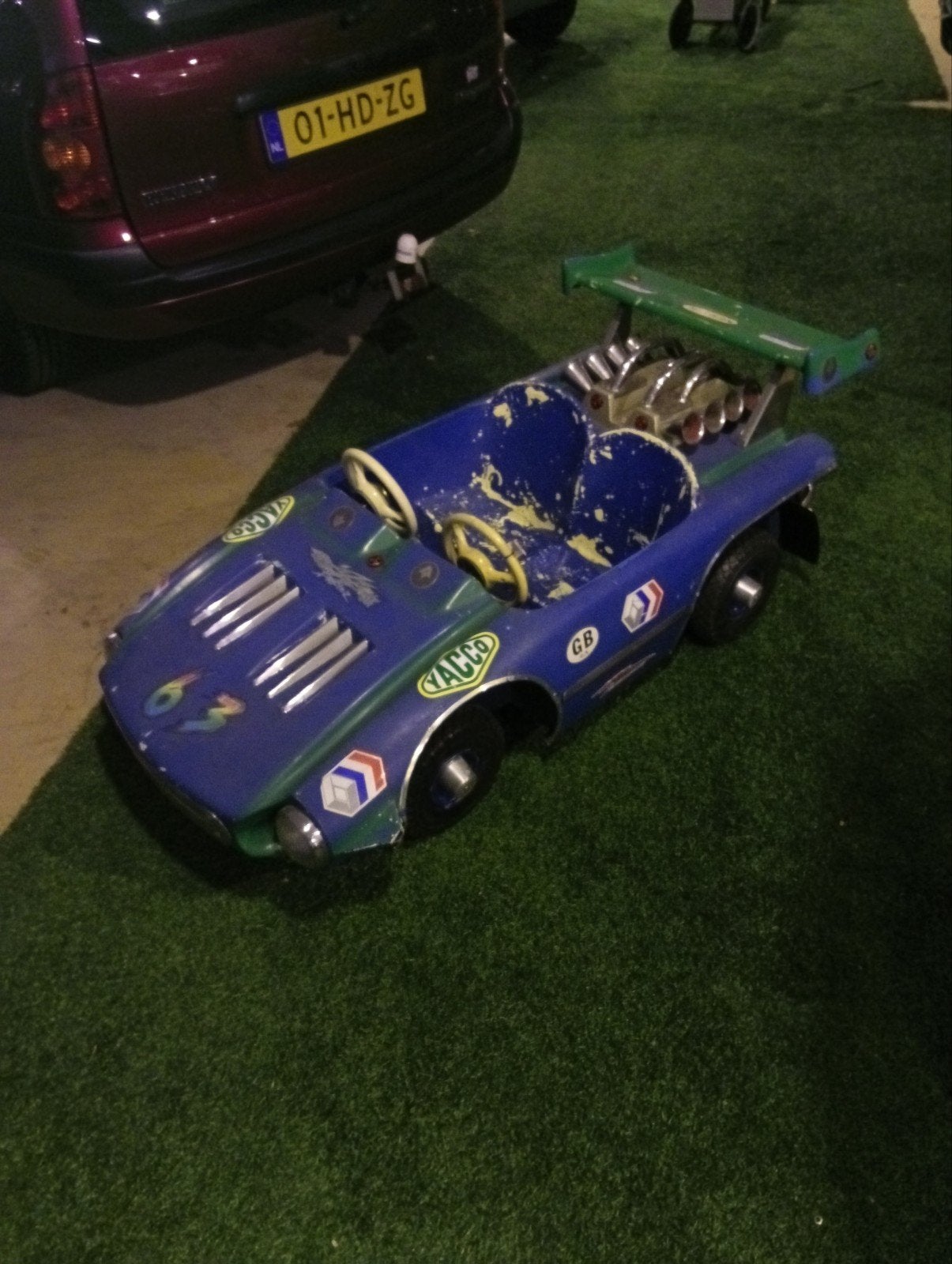 Vintage Renault Kermis Auto Jaren '70 - Trapauto, Ophalen, Gebruikt