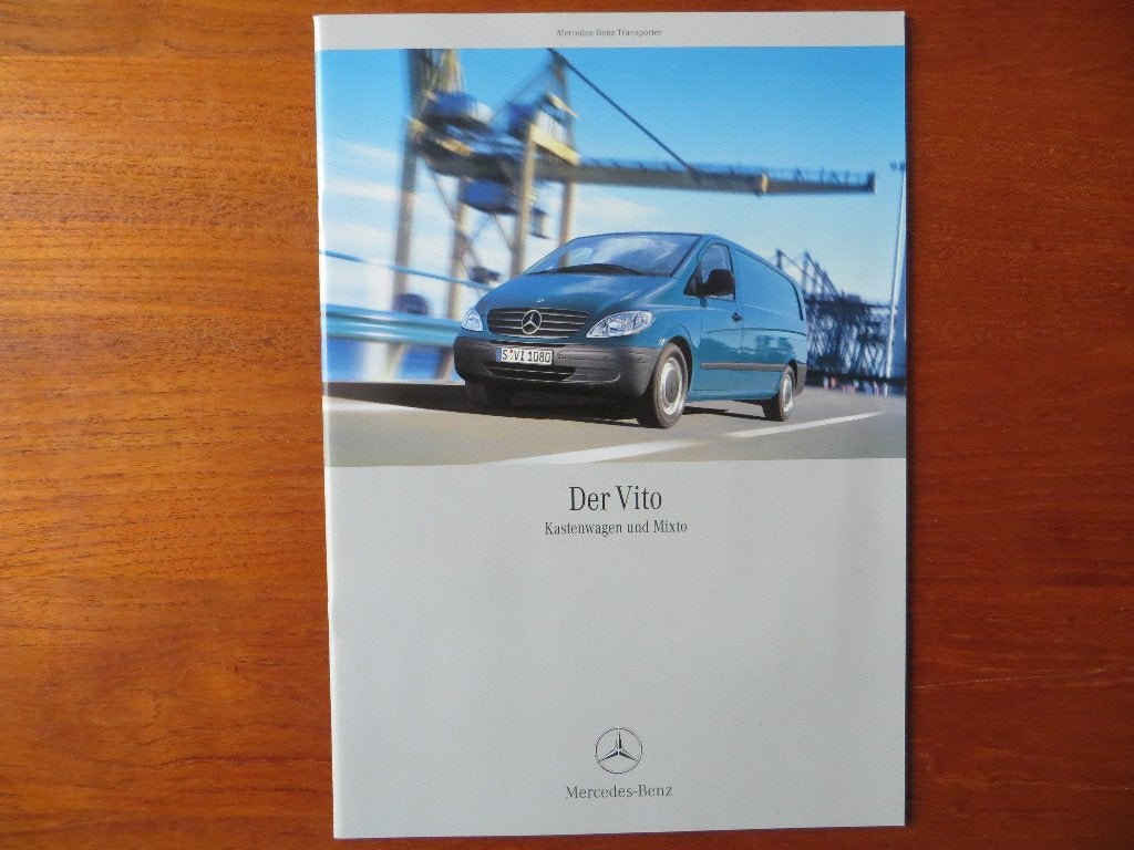 Mercedes-Benz Vito Kastenwagen und Mixto (sept. 2003), Ophalen of Verzenden, Nieuw, Mercedes