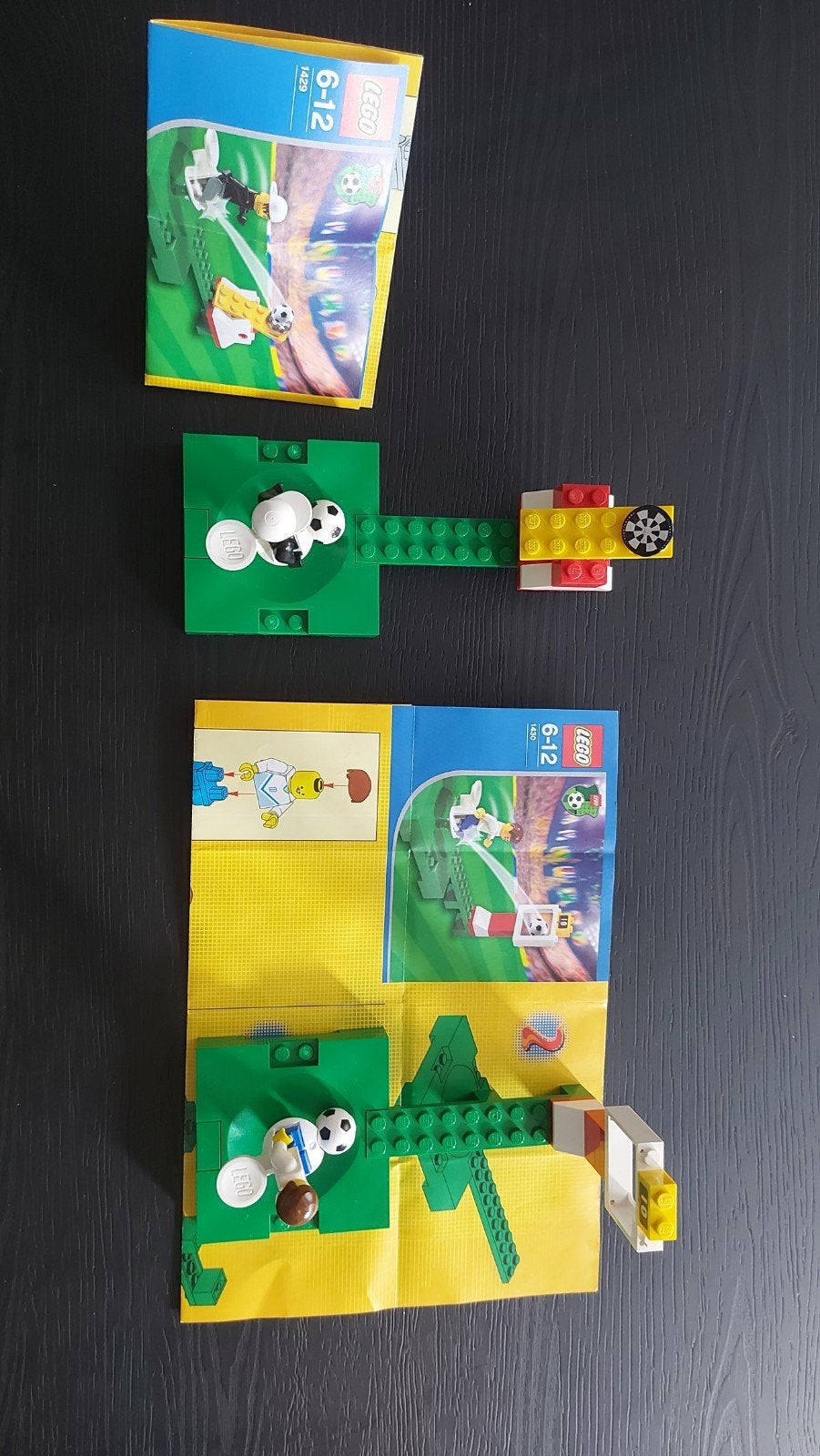Lego Voetbal Set 1429 & 1430 met Instructies, Gebruikt, Overige thema's, Lego, Ophalen of Verzenden