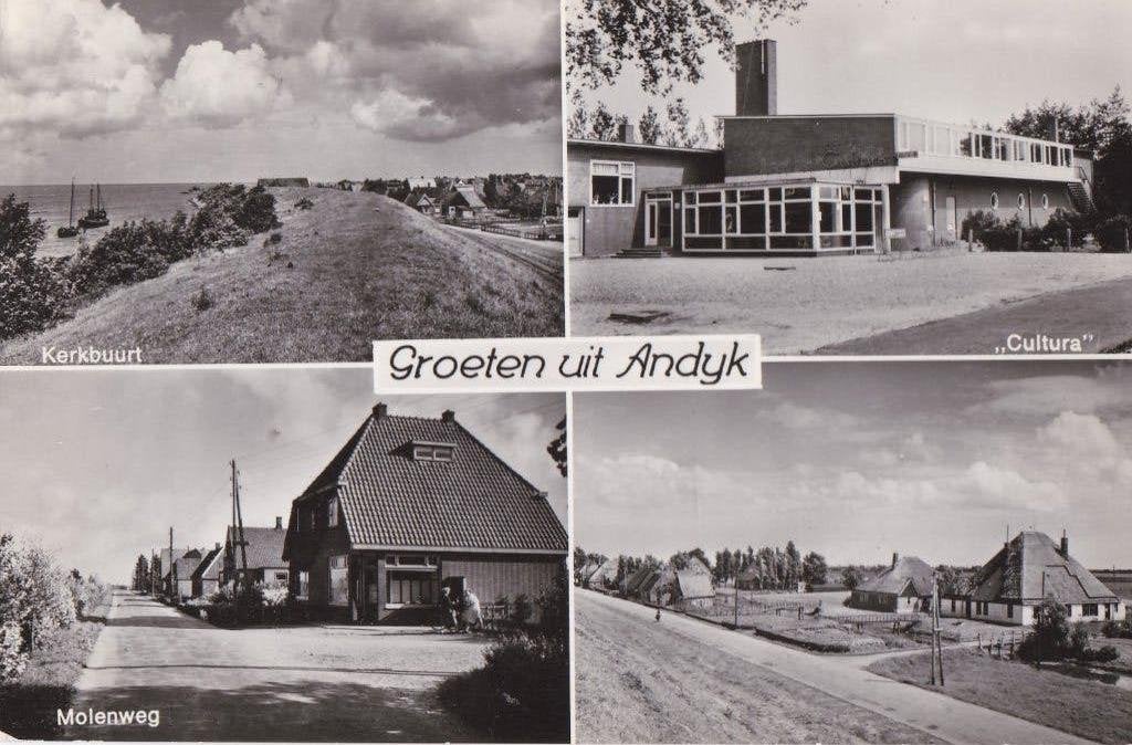 andijk  groeten uit  meerluik   andijk, Ophalen of Verzenden, Voor 1920, Noord-Brabant