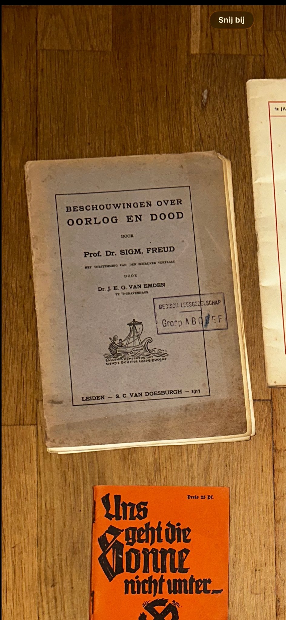 Beschouwingen over Oorlog en Dood - Prof. Dr. Sigm. Freud, Ophalen of Verzenden, Gelezen