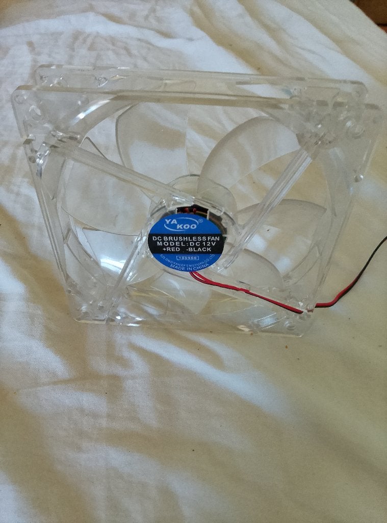 Yakoo DC Brushless Fan, Ophalen of Verzenden, Gebruikt, Luchtkoeling