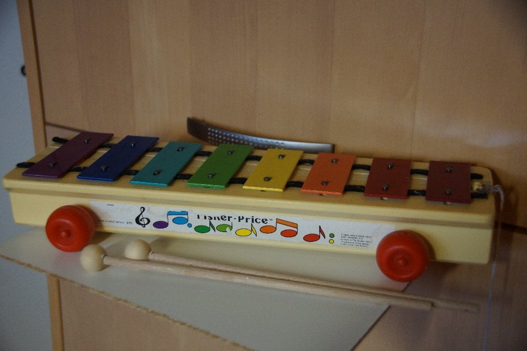 Fisher Price Xylofoon, Ophalen of Verzenden, Gebruikt, Speelset, Met geluid