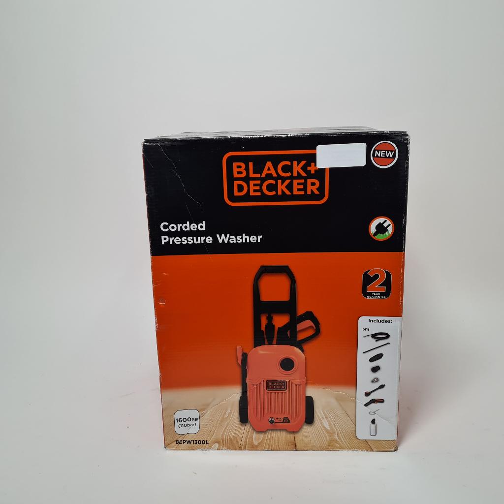 Black + Decker Hogedrukreiniger 110 Bar 3M Nieuw, Ophalen of Verzenden, Nieuw, Elektrisch, Black&Decker