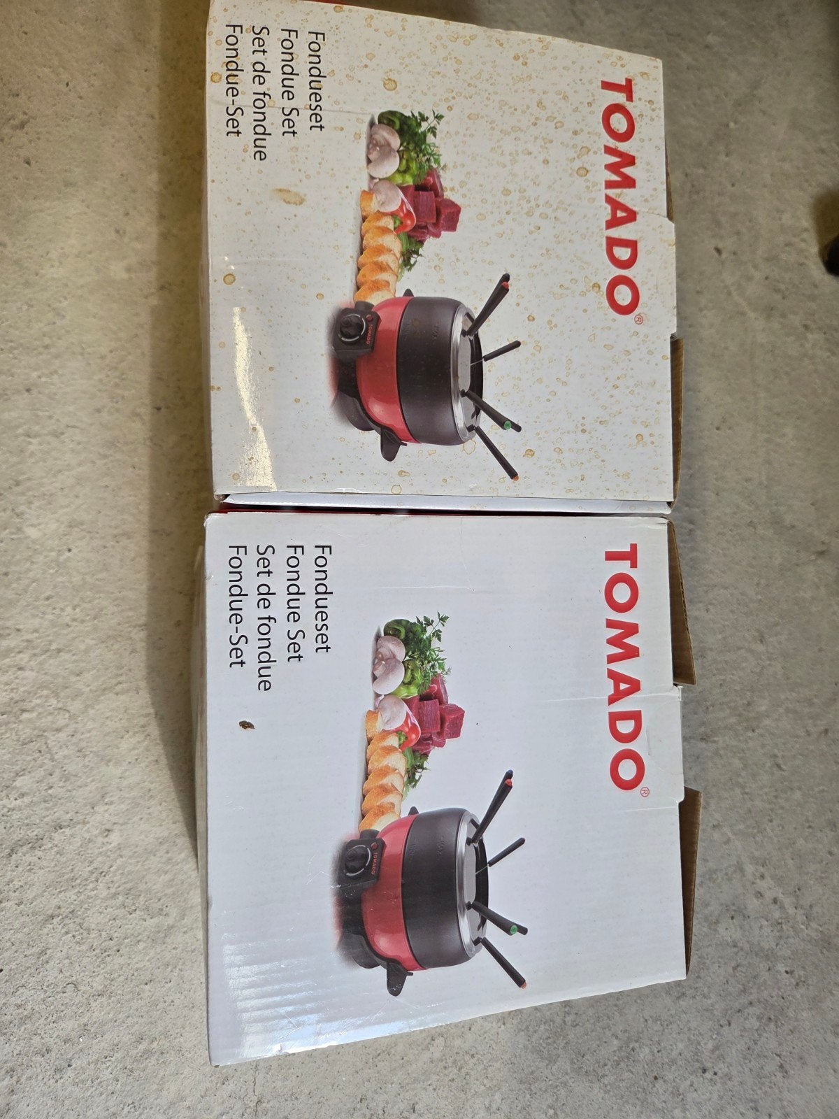 Tomado fondue set.  2 x 1 nieuw, Witgoed en Apparatuur, Gourmetstellen, Ophalen, Nieuw, 4 t/m 7 personen